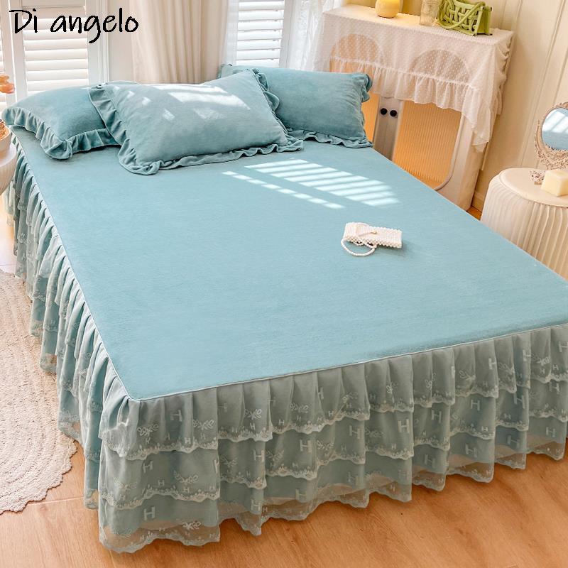 Falda de cama de estilo europe - Home Textiles Classic Fashion reseña y precio