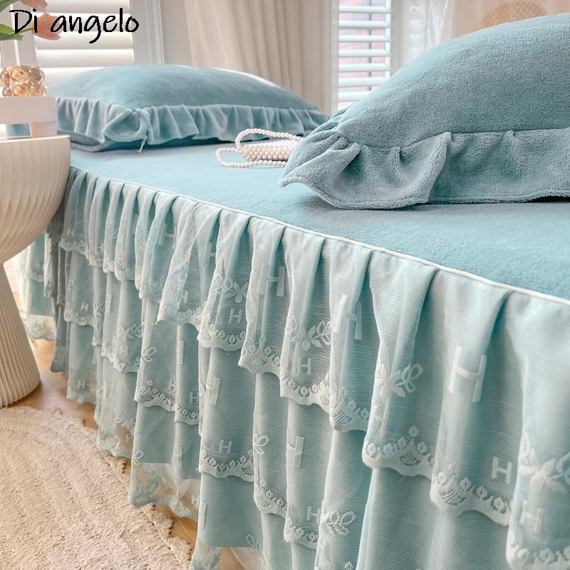 Falda de cama de estilo europe - Home Textiles Classic Fashion reseña y precio