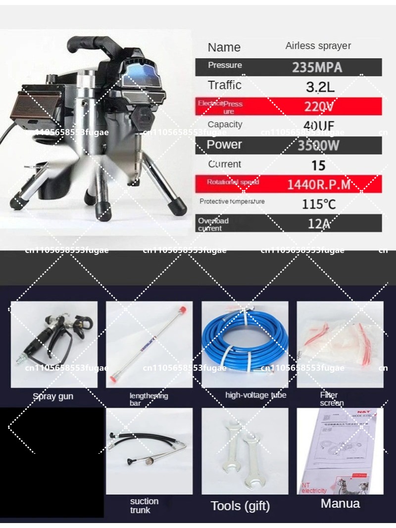 Pistola de Pulverización Profe - Home Textiles Industry reseña y precio
