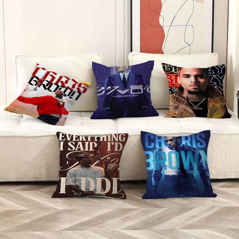 Chris Brown - Funda de cojín c - Home Textiles Classic Fashion reseña y precio
