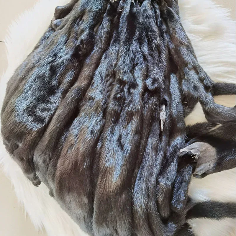 Pieles de visón auténticas al  - Home Textiles Factory reseña y precio