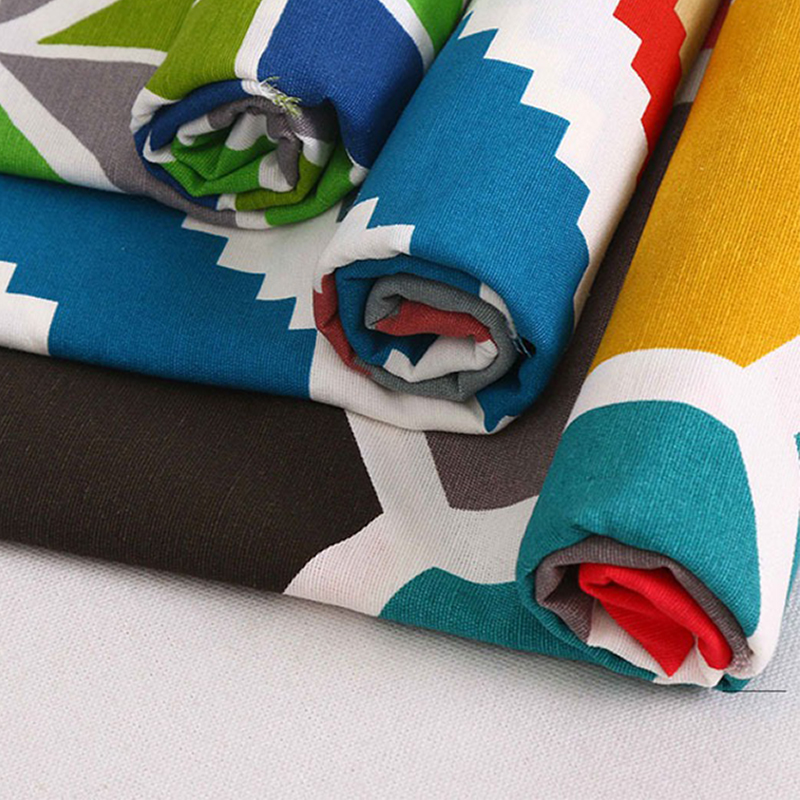 Tela de lona estampada con sum - Home Textiles Factory reseña y precio